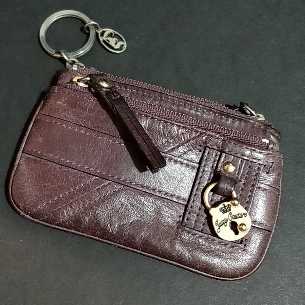* Juicy Couture Leather Coin Purse - Picture 1 of 5